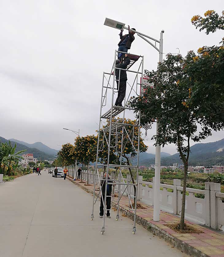 0電費(fèi)光能路燈替換市電路燈